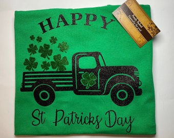 St Patricks Day Shirt | Women's St Patrick's Day Bling Shirt | Ladies St Patty's Day TShirt | St Patricks Day Christian Shirt