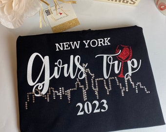 New York Girls Trip 2023 Shirt | Girls Trip Shirt | Womens Girls Trip Shirts | Ladies Girl's Trip T Shirts | New York Girls Trip tshirt