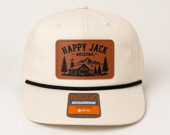 Happy Jack Arizona Hats, Custom Leather Patch Hats, Arizona Custom Trucker Hats, Richardson Patch Hats