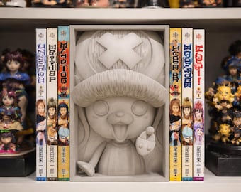 Gentle Remedy Book Nook / Escultura de estantería impresa en 3D inspirada en el anime