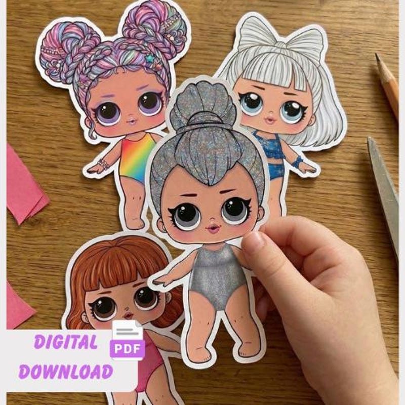 Moving Paper Rumi Paper Doll Rumi - Etsy