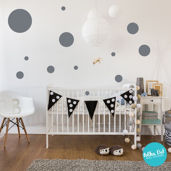 Polka Dot Wall Decal Etsy