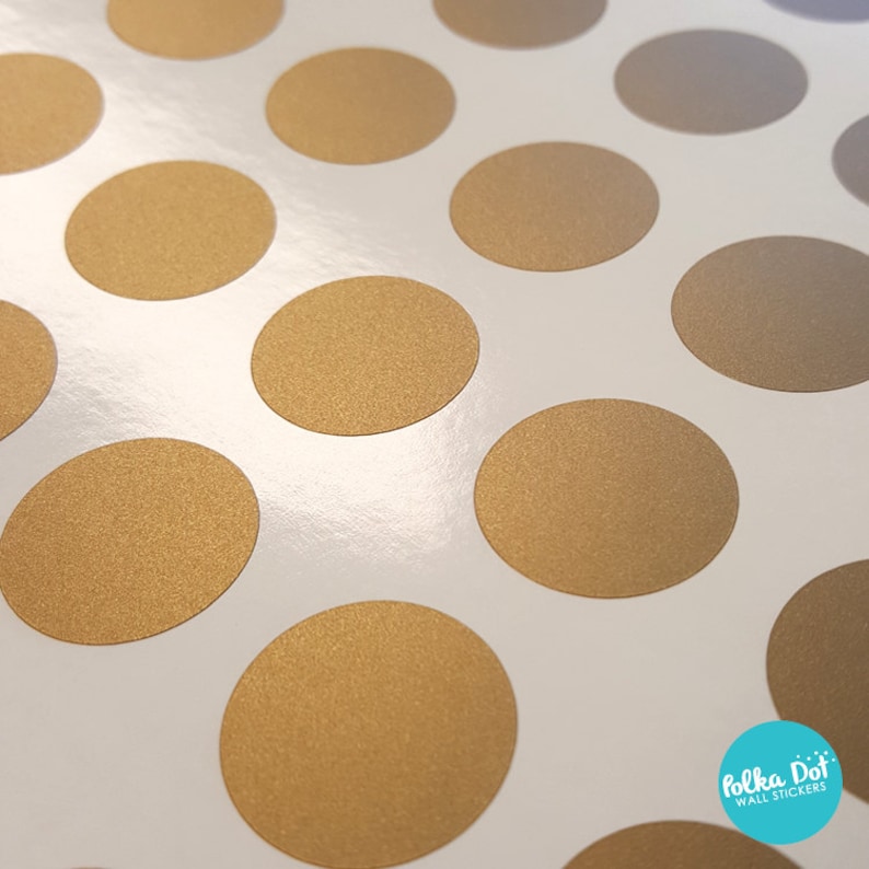 One Inch Vinyl Polka Dot Stickers Mini Pack