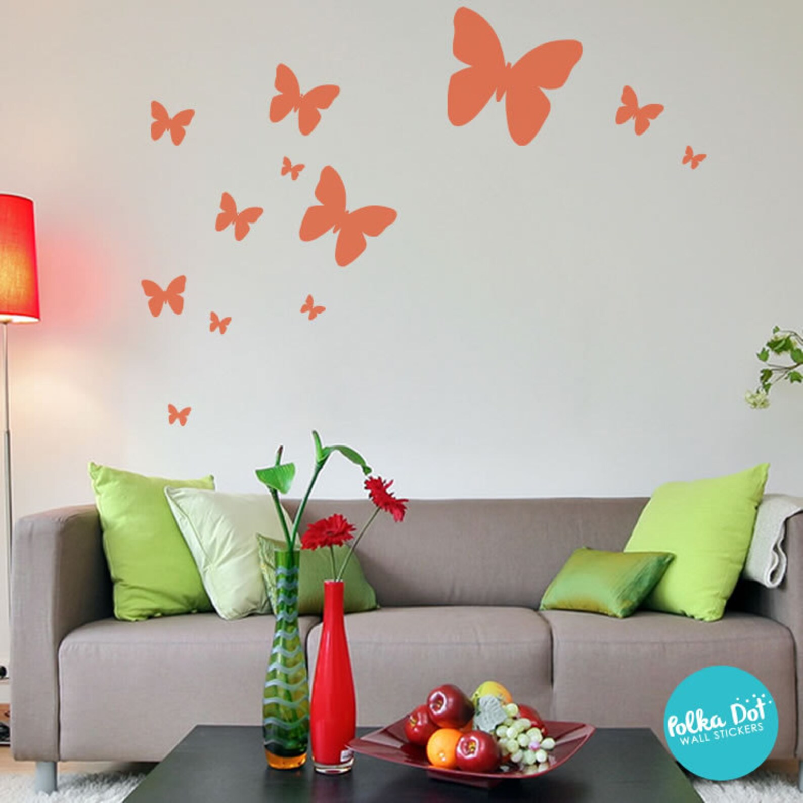 Peel and Stick Butterfly Wall Decals Long Life Apartment Etsy