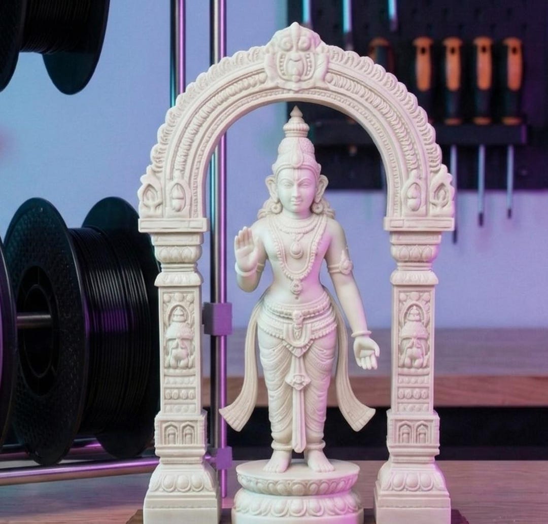 6 Inch Bala Rama Statue With Prabhavali – Child Lord Rama Idol in ...