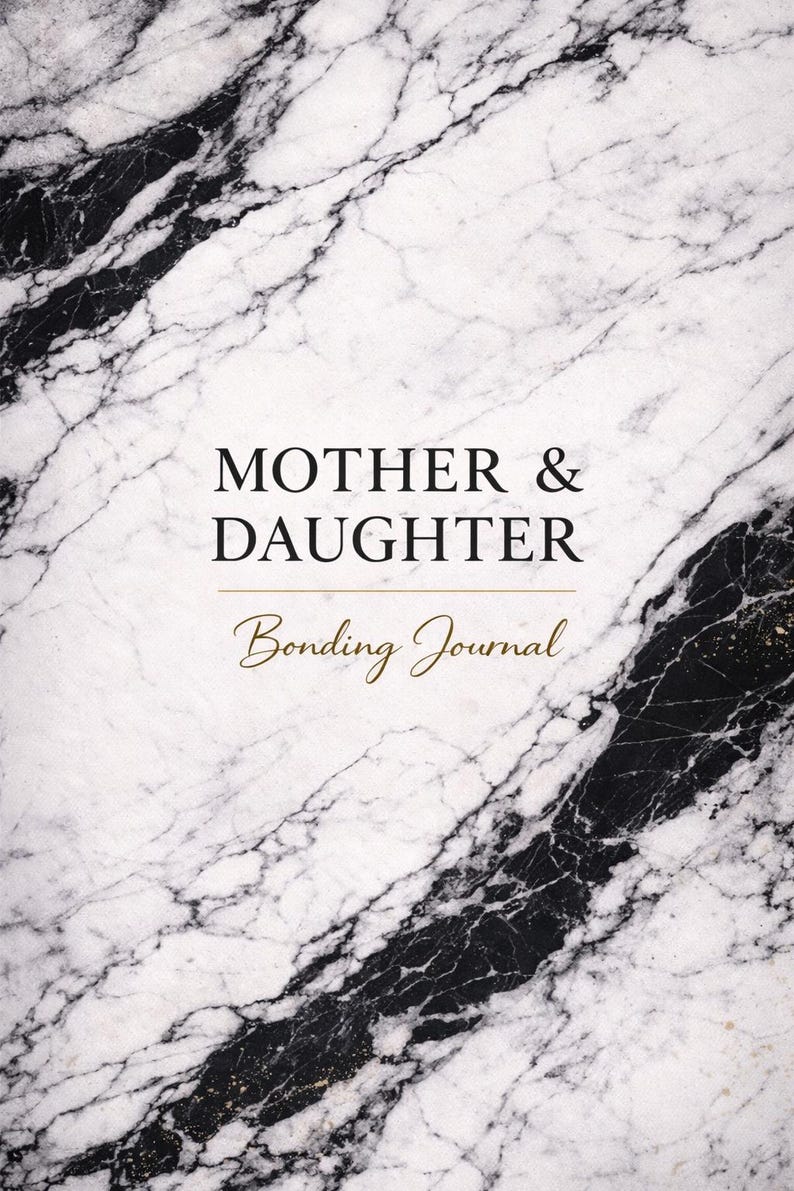 Mother and Daughter Bonding Journal for Adults Printable Reflection ...