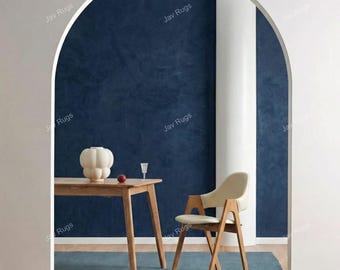Hand-Tufted Wool Rug | Solid Cadet Blue Area Rug