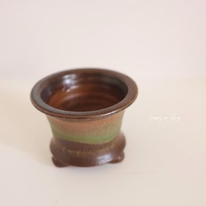 2.5-3Inch Handmade Ceramic Succulent Pot – Landscape Art Planter with Drainage Holes