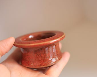 2Inch Handmade Clay Succulent Pots – Small Breathable Art Planters with Drainage