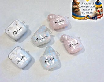 Personalized Name AirPods Case – Glossy Protective Cover