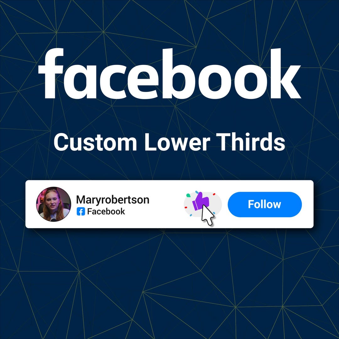 Follow Facebook Design Personalized Facebook Follow Animation for Video Intros With Like ...