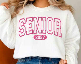 Senior 2027 Svg Png, Class Of 2027 Png, Senior Graduate Svg, High School Senior, Sublimation Design, Trendy Svg, Cut File, Digital Download