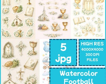Holy Communion Watercolour 5 JPG Clipart,Digital Download, Commercial Use