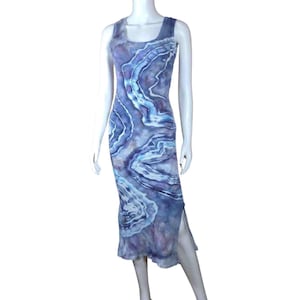 Vestido Rita Row reciclado talla L - Cool Waves teñido con hielo