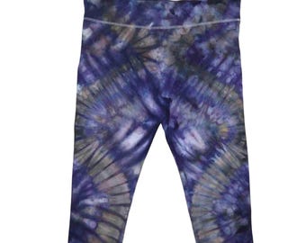 Capri sportivi da donna taglia 2XL: Ice Dye, Midnight Dream