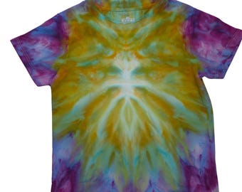 Camiseta infantil (Tallas 10-140) Teñida con hielo