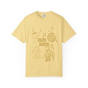 Cafe Disco Shirt | The Office Inspired Tee | Funny Dunder Mifflin Michael Scott Quote | Retro Disco Office Fan Shirt Butter