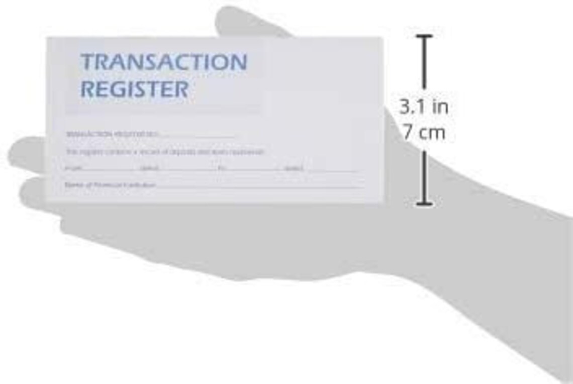 12 Personal Checkbook Registers, 202420252026 Calendars Etsy