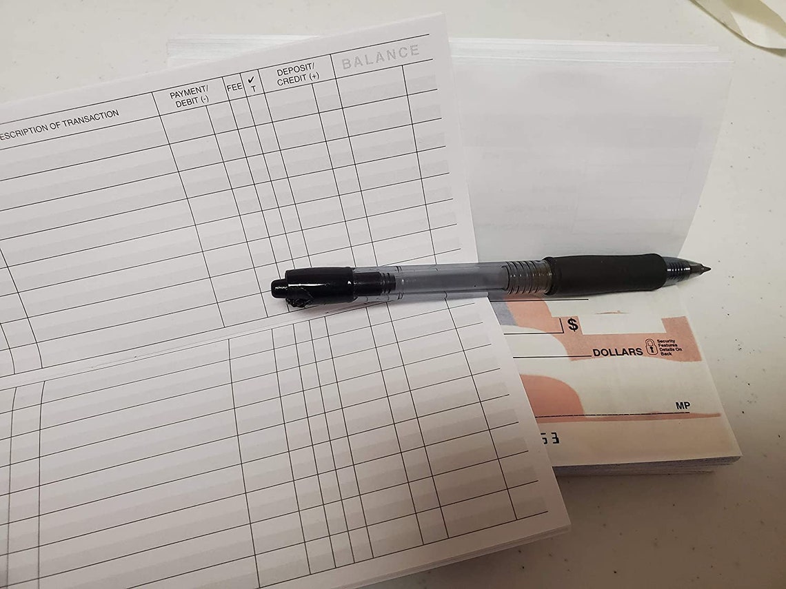 12 Personal Checkbook Registers, 2024-2025-2026 Calendars - Etsy