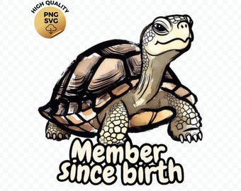 Member Since Birth Overthinking Introvert Humor Shirt PNG SVG Digital Download