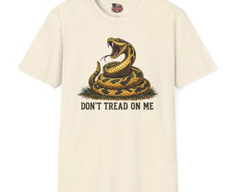 Gadsden Flag Rattlesnake Don't Tread On Me T-Shirt | Political Liberty Tee
