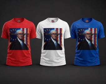 Your Heritage Is Rebellion | George Washington Look-Alike T-Shirt | Trippy Vintage American Flag | Liberty Or Death | Dont Tread On Me