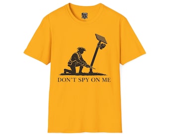 Camiseta Minuteman "No me espíes" / Camiseta divertida contra la vigilancia / Camiseta gráfica patriótica / Camiseta de la libertad / Flock / Deflock / No me pises