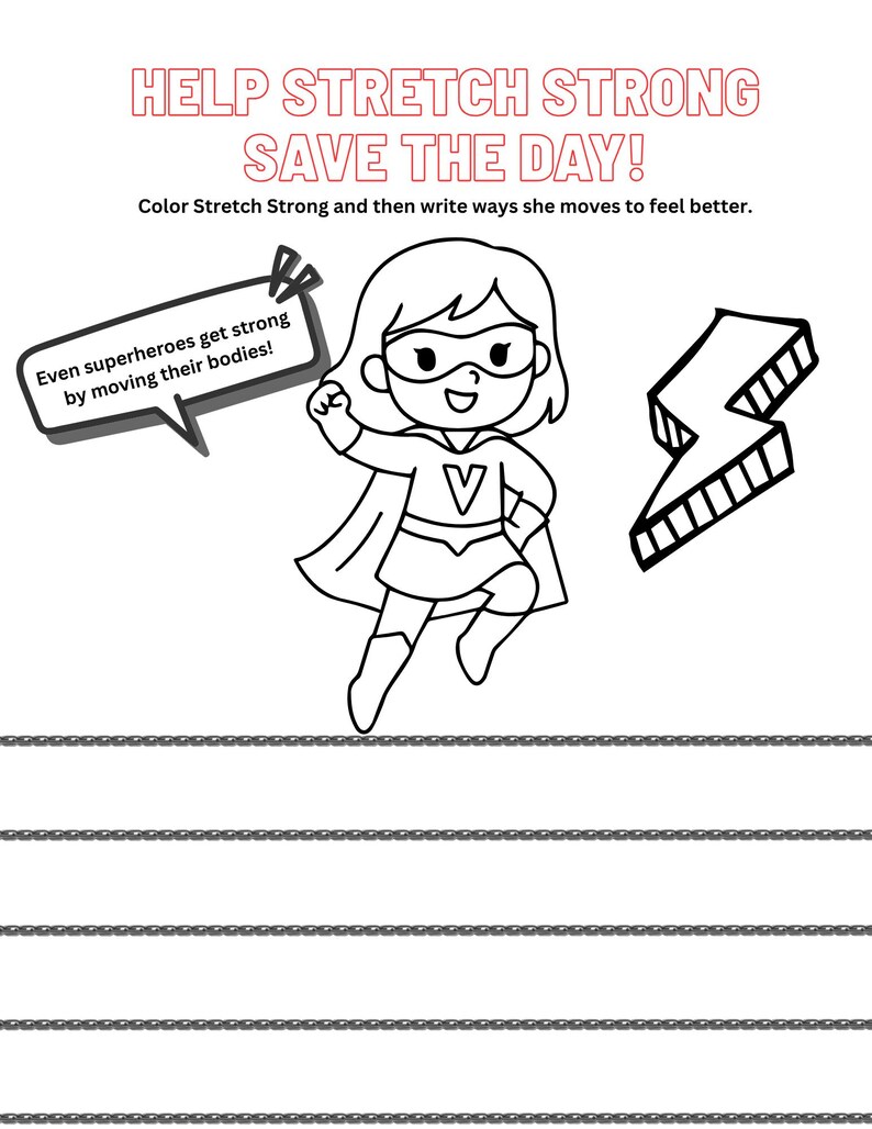 Superhero Coping Skills Worksheets for Kids | SEL, Emotional Regulation ...