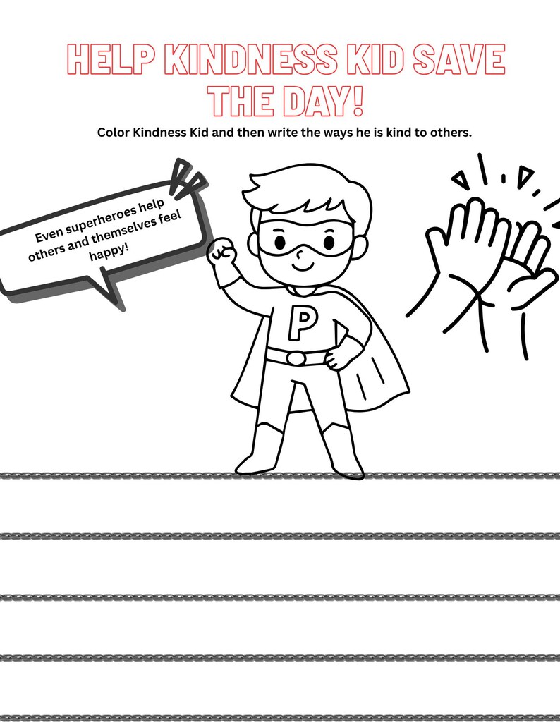 Superhero Coping Skills Worksheets for Kids | SEL, Emotional Regulation ...