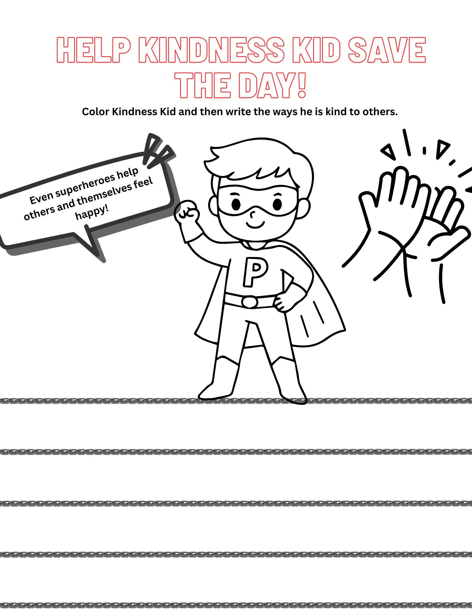 Superhero Coping Skills Worksheets for Kids | SEL, Emotional Regulation ...