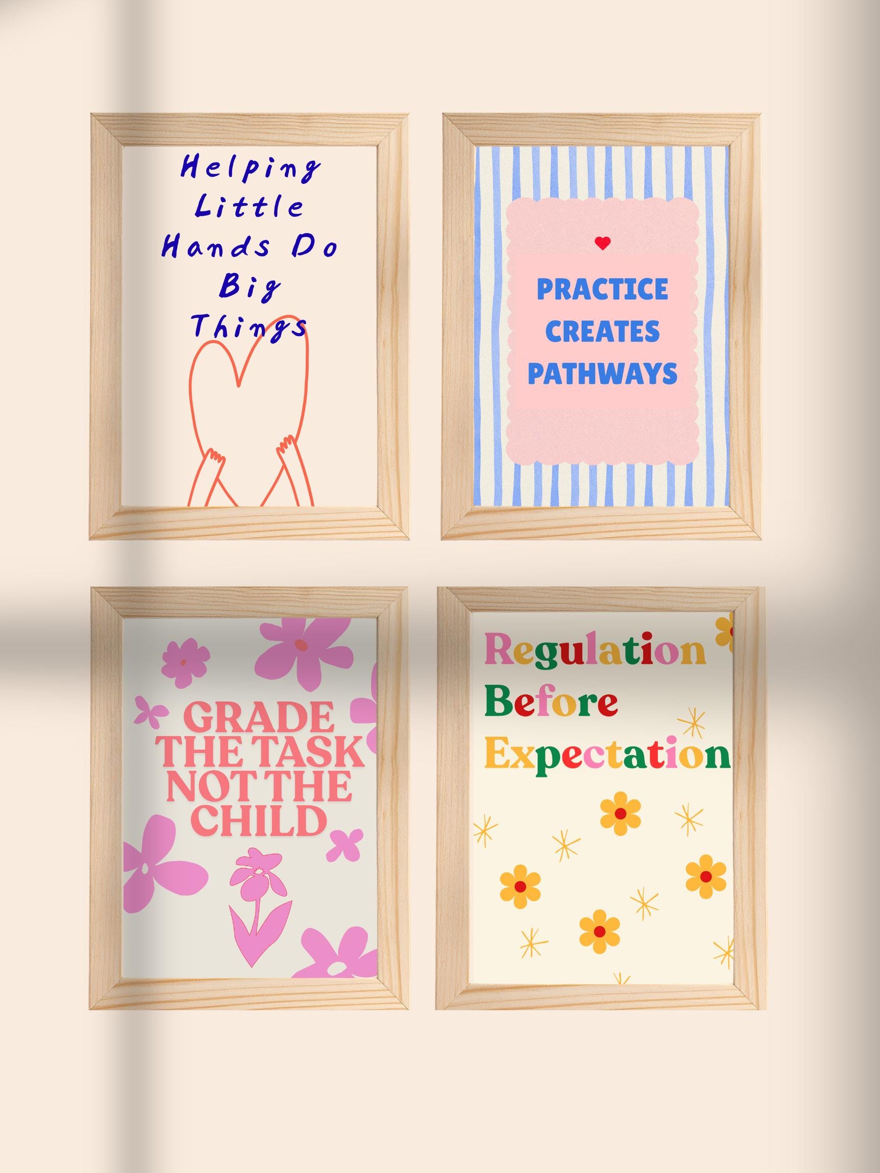 Occupational Therapy Poster Bundle (4 Posters +1 Bonus) | Pediatric OT ...