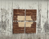 Planked Panel State Wall Art