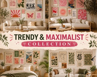 70,000+ Art Prints | Eclectic Gallery Wall Set (Digital Download)