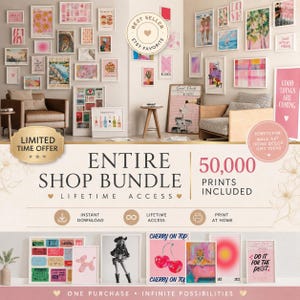50,000+ Art Prints Shop Bundle | Gallery Wall Decor (Digital Download)