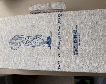 Pristine 1958 Poor Pitiful Pearl Doll by William Steig | Brookglad Corp | Original Birch Bark Box & Party Outfit