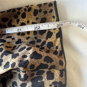 Vintage Adrianna Papell Silk Leopard Print Duster | Plus Size 20L Longline Tunic Jacket | Y2K Mob Wife Aesthetic Cheetah Silk Top image 8