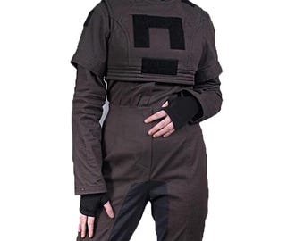 Traje de vuelo de Sabine Wren de Star Wars / Disfraz de cosplay de Mandaloriana / Atuendo de cazarrecompensas