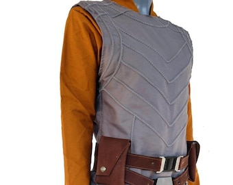 Sabine Wren Cosplay Costume | Star Wars Shin Hati Vest & Leather Belt | Women's Mandalorian Outfit