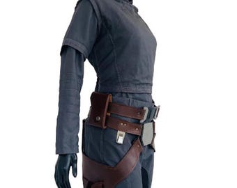 Traje de vuelo de cosplay de Star Wars mandaloriano para mujer / Disfraz de Sabine Wren Bounty Hunter