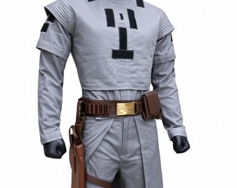 Mandalorian Cosplay Costume | The Book of Boba Fett Cosplay With Holster Belt | Star Wars Bounty Hunter Outfit