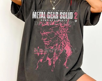 Comfort Colors Metal Gear Solid 2 T-shirt