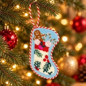 Christmas Stocking Half Stitch / Tapestry Decoration Kit