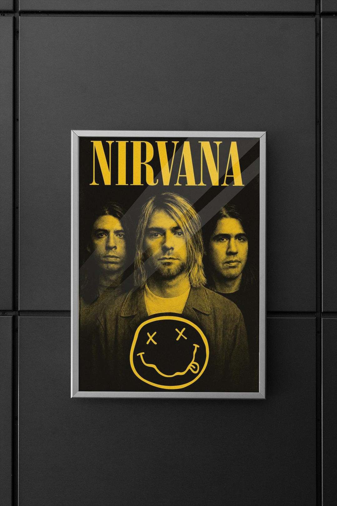 Nirvana Poster Grunge Rock Wall Art Inspired by 90s Seattle Sound — free download