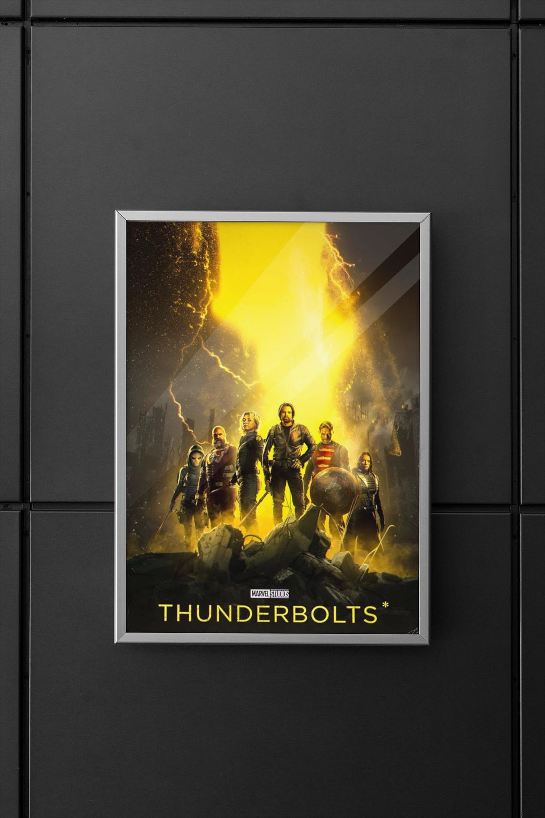 Thunderbolts Poster | Marvel Movie Wall Art | Anti Hero Film Print ...