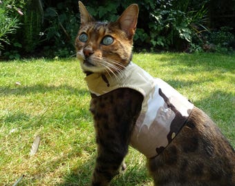 Mynwood Cat Walking Jacket Harness Vest - kitten or adult - all Tracked shipping