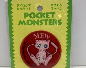 Vintage Pocket Monster MEW Patch Japan