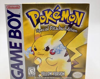 Nintendo Gameboy Pokemon Yellow Version Special Pikachu Edition