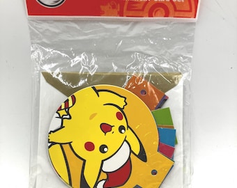 Vintage Pokemon Center 1999 Christmas Ornament Card Set Of 10