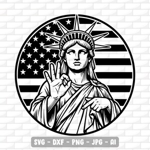67 Svg | 67 Rolig Meme Svg | Amerikansk Frihetsgudinnan Png | 67 Patriotisk T-shirtdesign | Cricut Svg-fil | 67 Siluett | 67 Gravyr