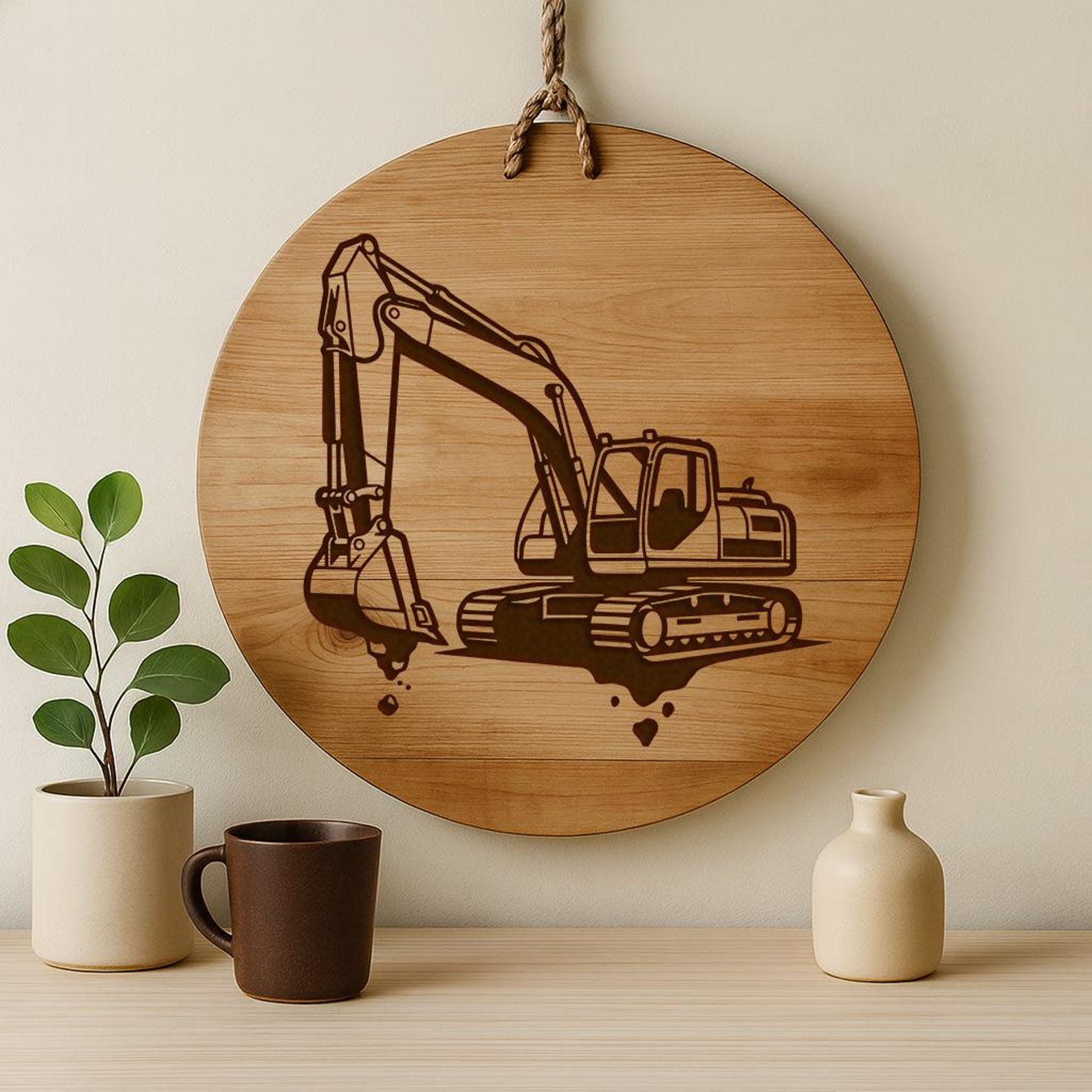 Excavator SVG | Digger DXF | Excavator PNG | Construction Cut File ...